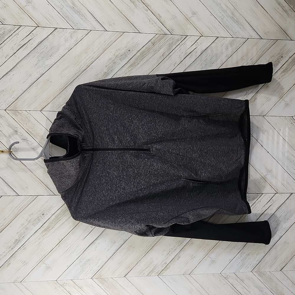 Live love dream gray and black long sleeve jacket Size S